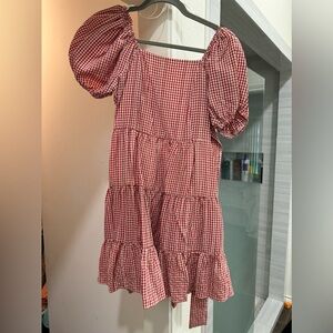 Red Gingham Dress